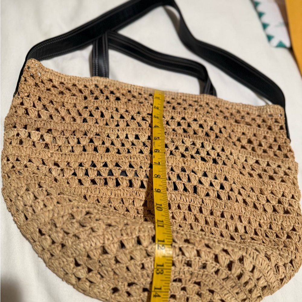 Stella McCartney Raffia Tote and Shoulder Bag - Picture 7 of 11